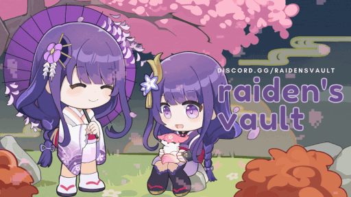 Raiden's Vault | Genshin Emotes Discord server banner