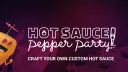 Hot Sauce Pepper Party banner