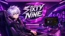 Sixty Nine ⁶⁹ / Mybe Soon banner
