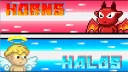 Horns VS Halos banner