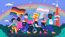Cozy Cafe | LGBTQ+ banner