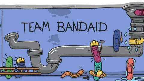 Team Bandaid banner