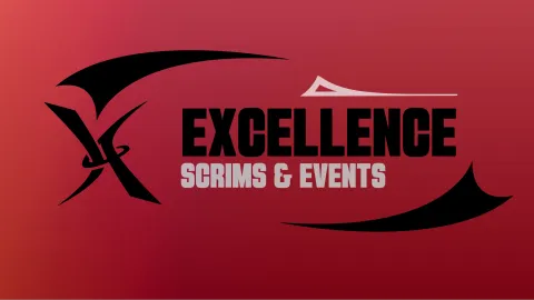 Excellence! Scrims & Events banner