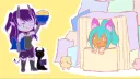 Howler &  Bombones Pillowfort Hangout banner
