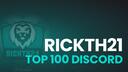 Rickth21 - Top 100 Discord Banner