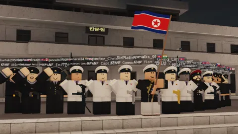 Korean People's Army Naval Force banner