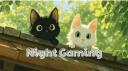 ⋆˚࿔ Night Gaming ⋆｡˚ Banner