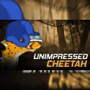 Unimpressed Cheetah banner