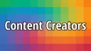 Content Creators - YouTube, Twitch, Instagram, TikTok, Spotify, Snapchat, Twitter, Rumble, Kick Discord server banner