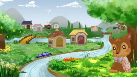 ACNH ❉ A Cozy Village banner