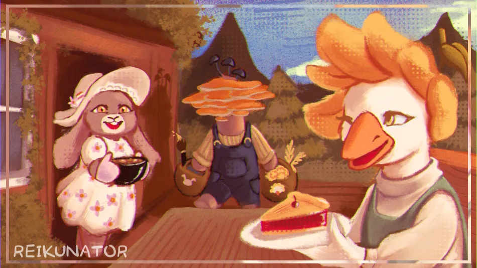 The OC Cottage Discord server banner