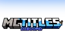 Minecraft Titles banner