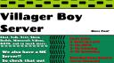Villager Boy's server Banner