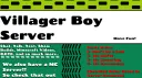 Villager Boy's server banner