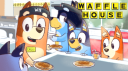 The Waffle House server banner