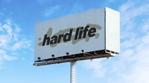 hard life banner