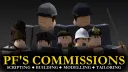 PF's Commissions Discord server banner