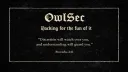 OwlSec banner