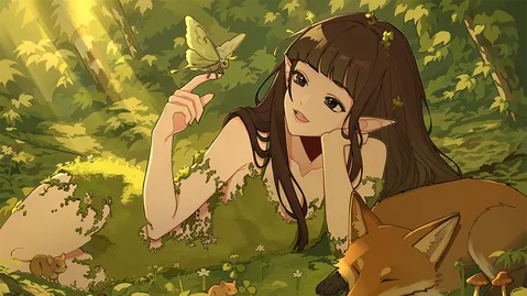 lune's burrow 🍄🌿 banner
