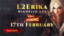 L2Erika.com HighFive banner