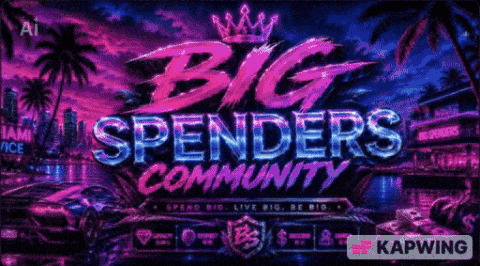 “Big Spenders” FAMILY COMMUNITY banner