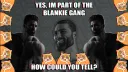 Blankie gang banner