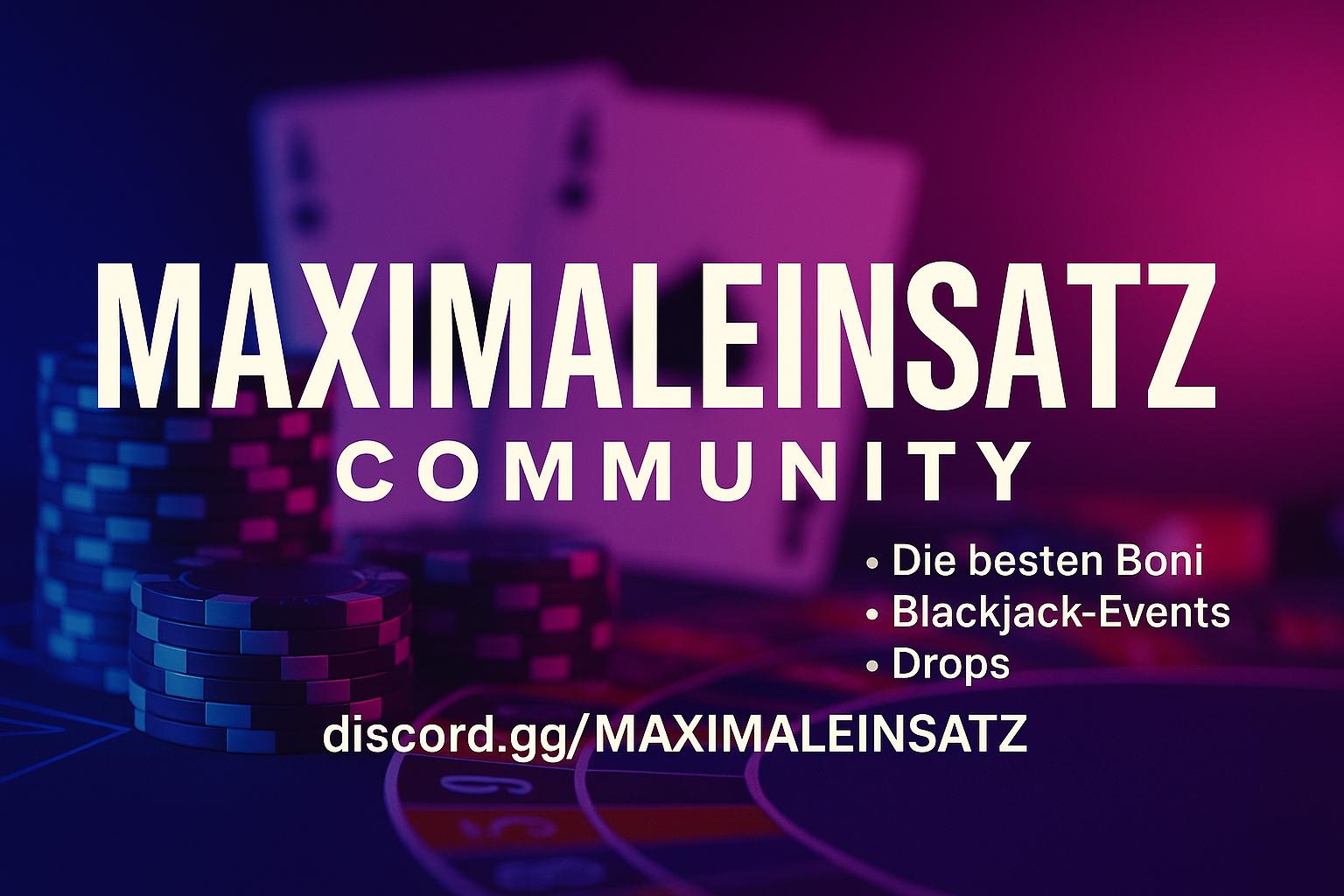 Discovery splash banner for MAXIMALEINSATZ Community Discord server