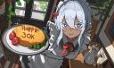 Discovery splash banner for juni 🍙 .anime .social .gaming Discord server