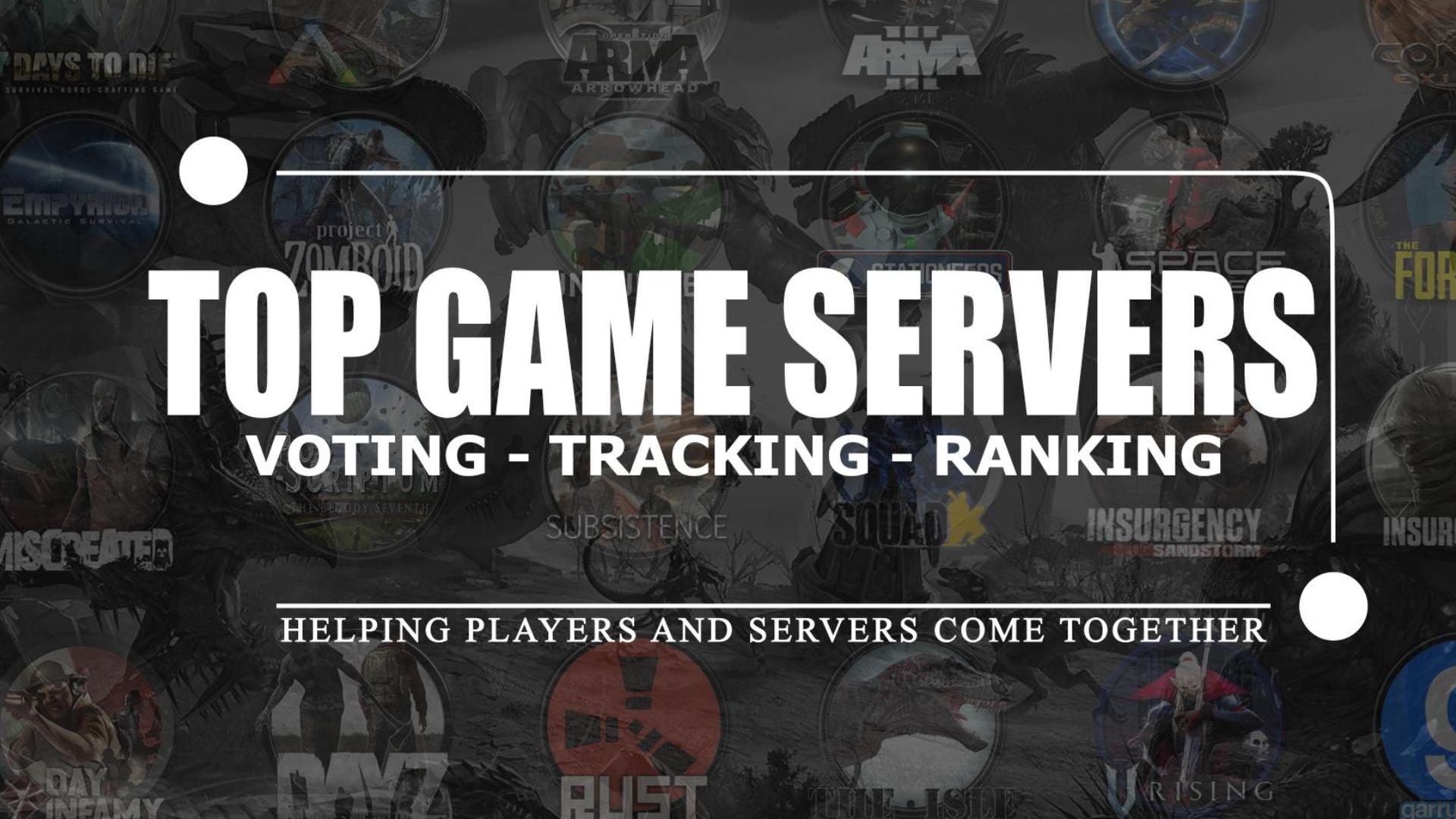 Discovery splash banner for TopGameServers.net Discord server