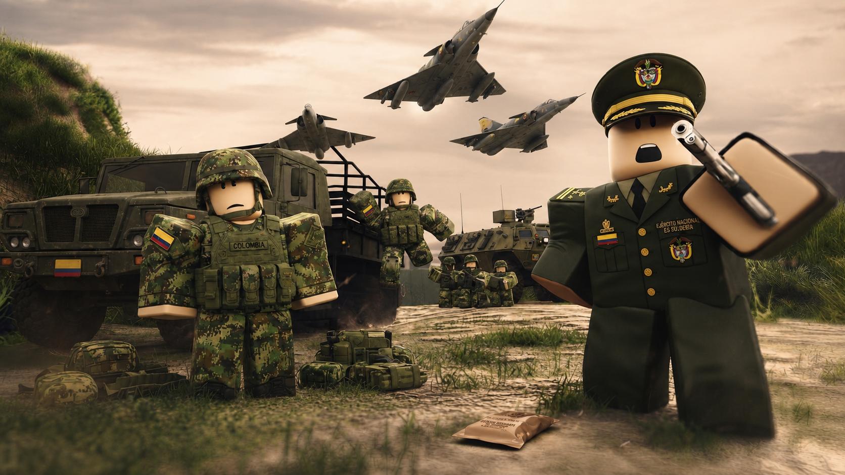 Discovery splash banner for Ejercito Nacional Colombiano Discord server