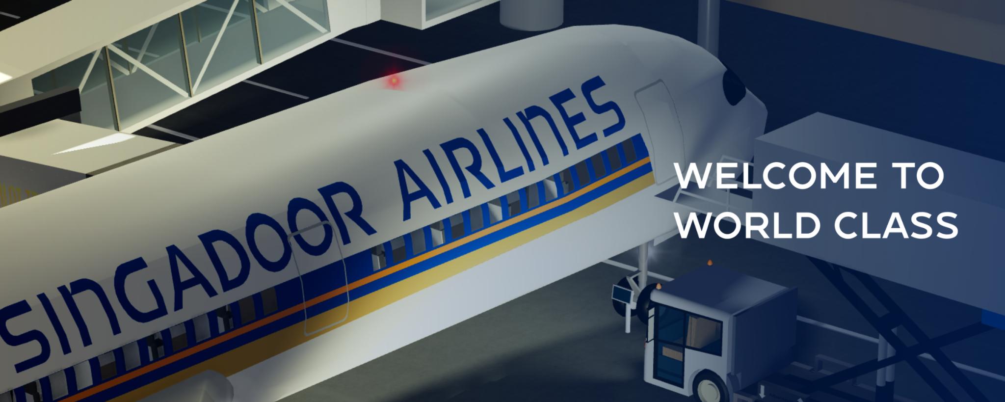 Discovery splash banner for Singapore Airlines PTFS Discord server