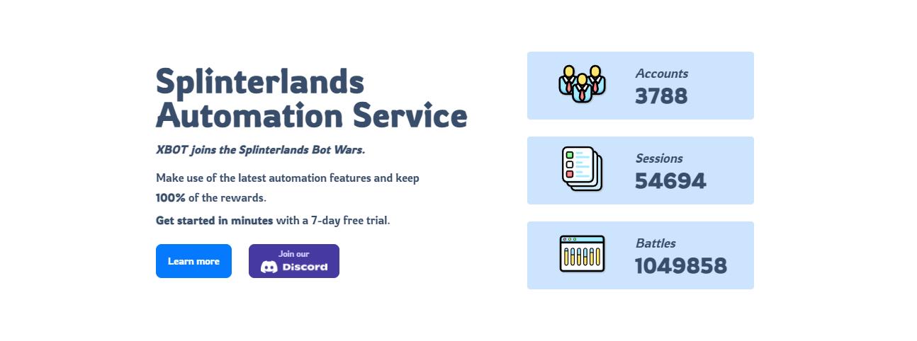 Discovery splash banner for XBOT.app Discord server