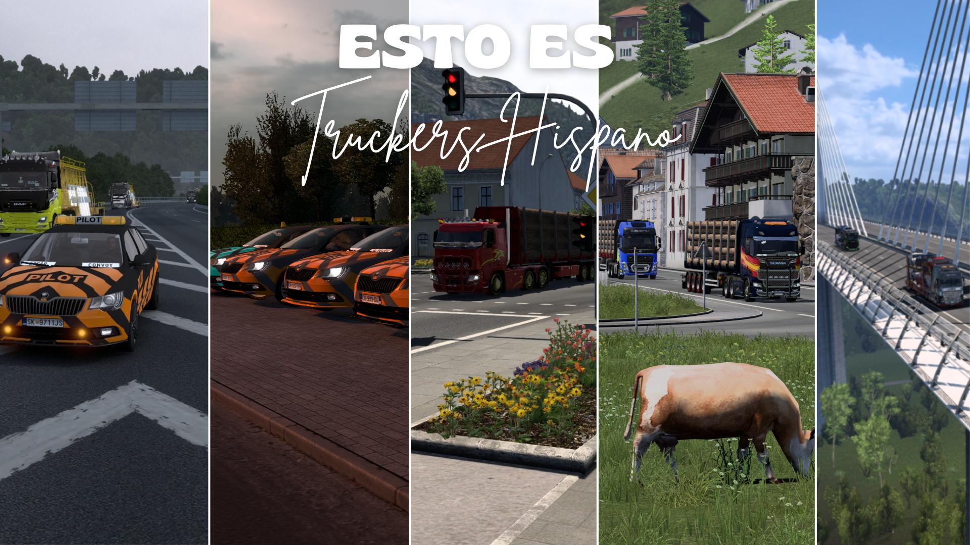 Discovery splash banner for Truckers Hispano Discord server