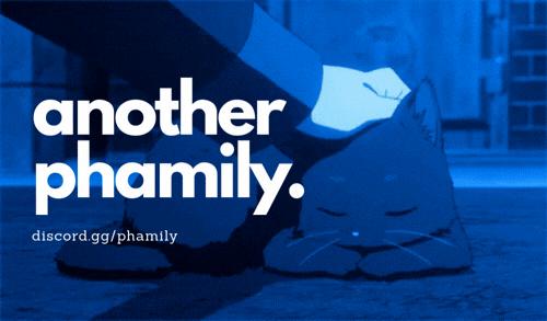 Discovery splash banner for Another Phamily Discord server