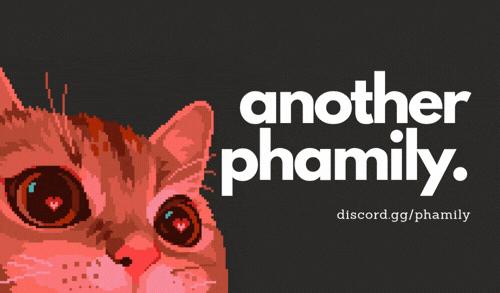 Discovery splash banner for Another Phamily Discord server