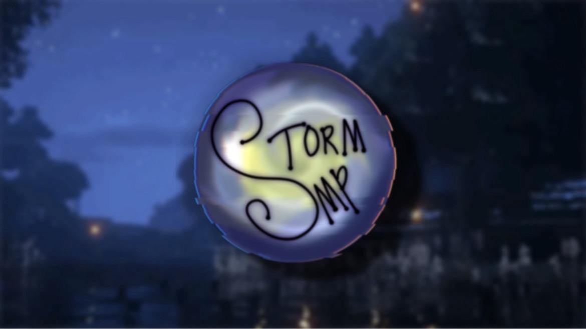 Discovery splash banner for Storm SMP Discord server