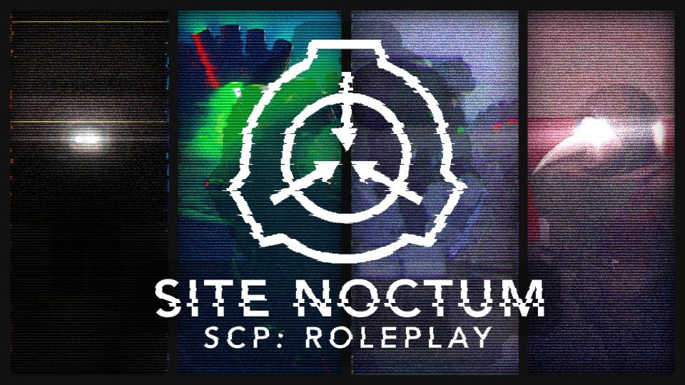 Discovery splash banner for Site Noctum | SCP:RP Discord server