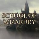Discovery splash banner for School of Wizardry Discord server