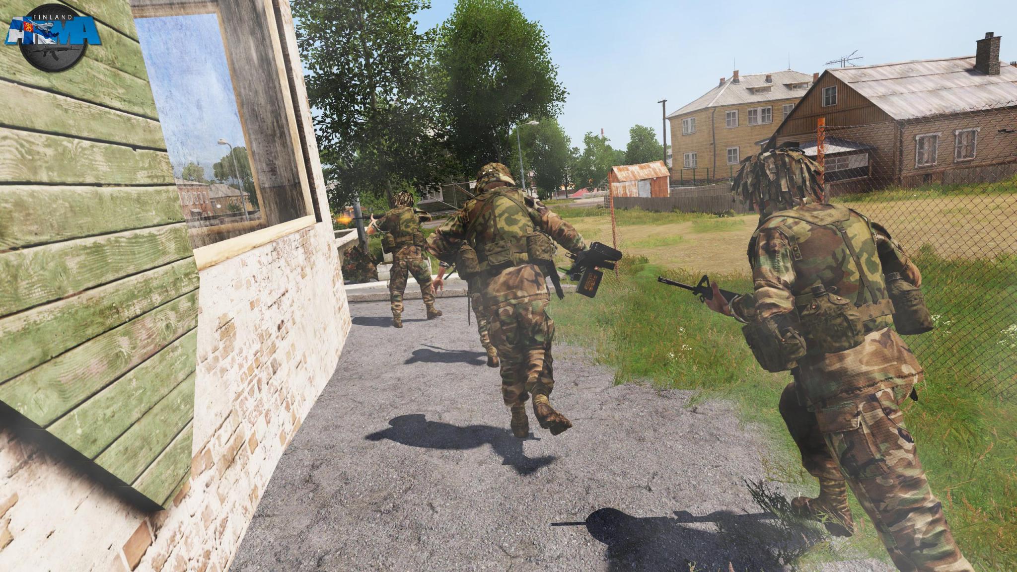 Discovery splash banner for ARMA FINLAND Discord server