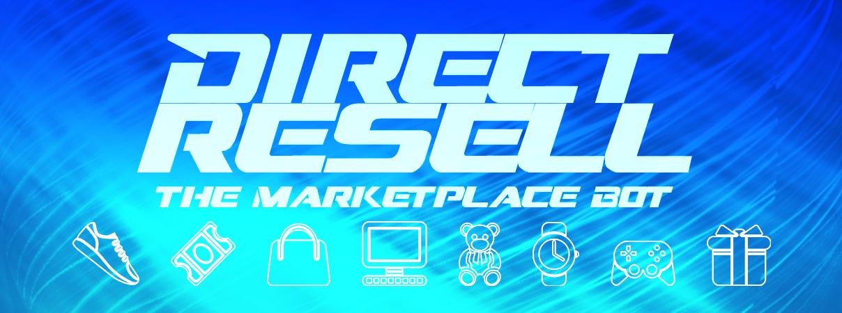Discovery splash banner for Direct Resell Market-Bot Discord server