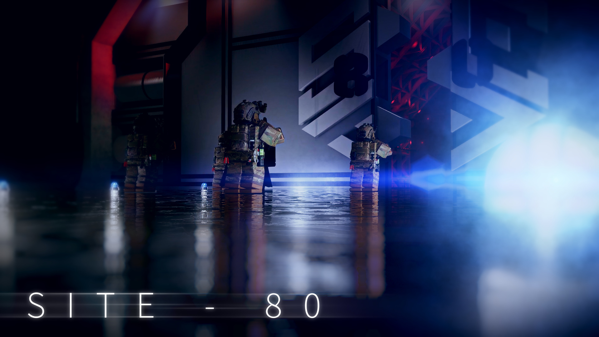 Discovery splash banner for SCP: Site 80 RP FR Discord server