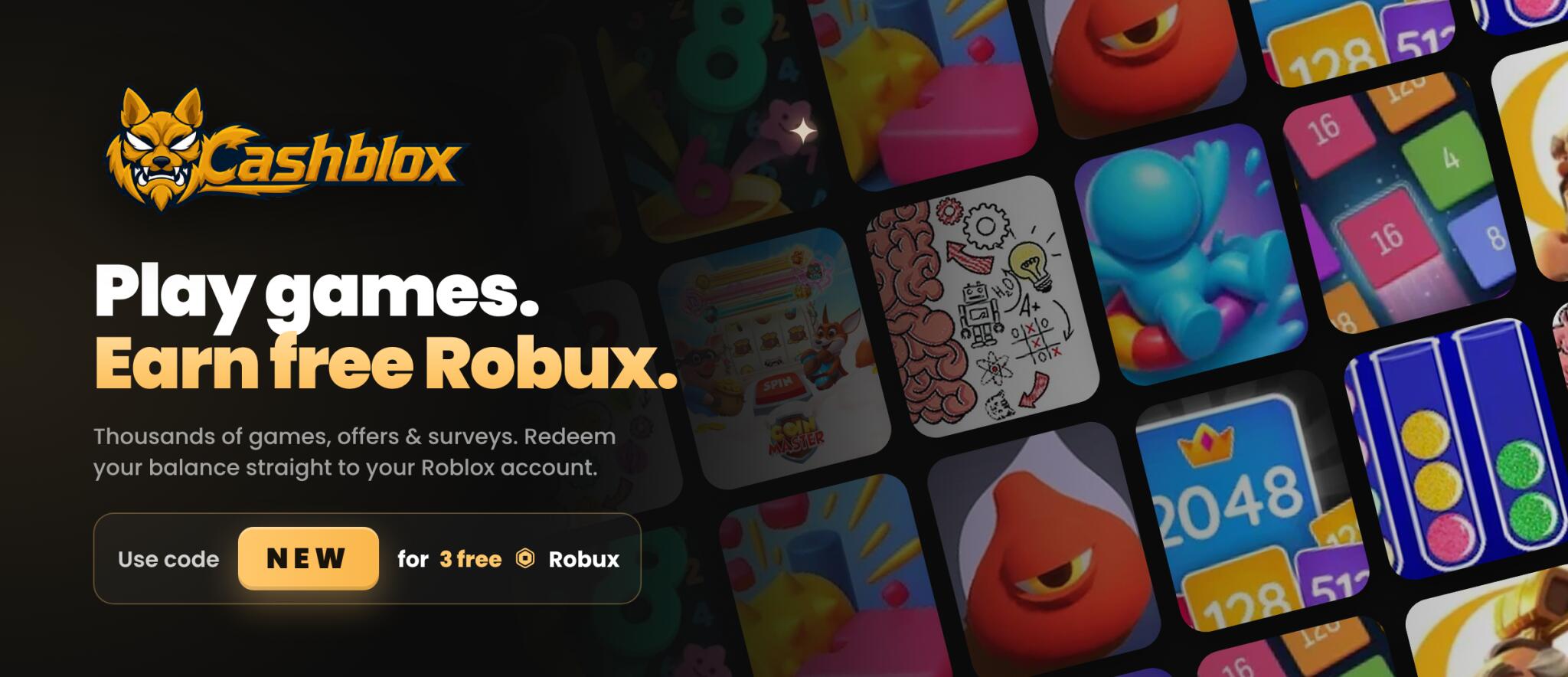 Discovery splash banner for Cashblox.gg Discord server