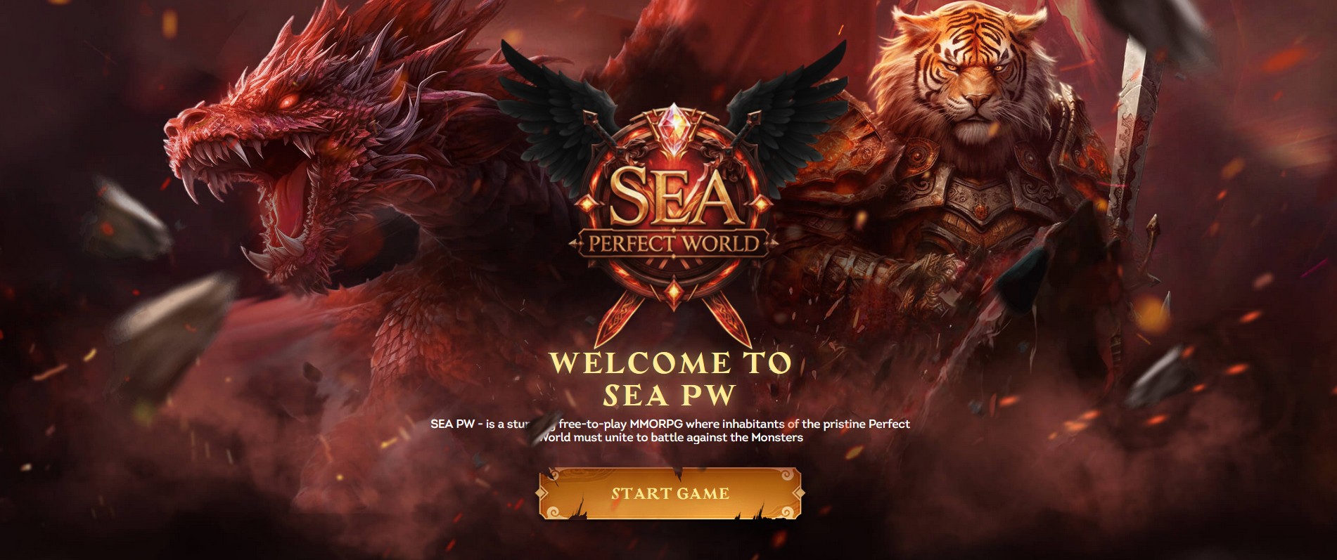 Discovery splash banner for SEA Gaming Discord server