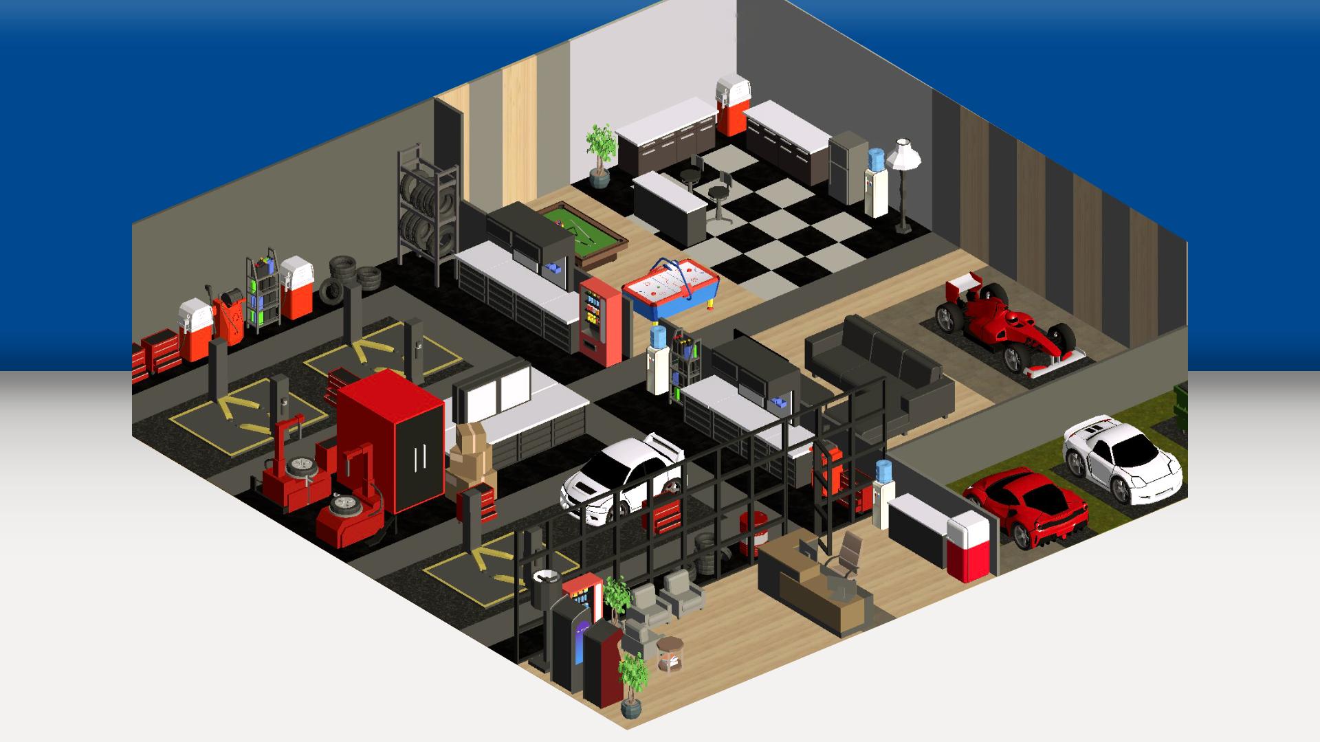 Discovery splash banner for Garage Tycoon Discord server