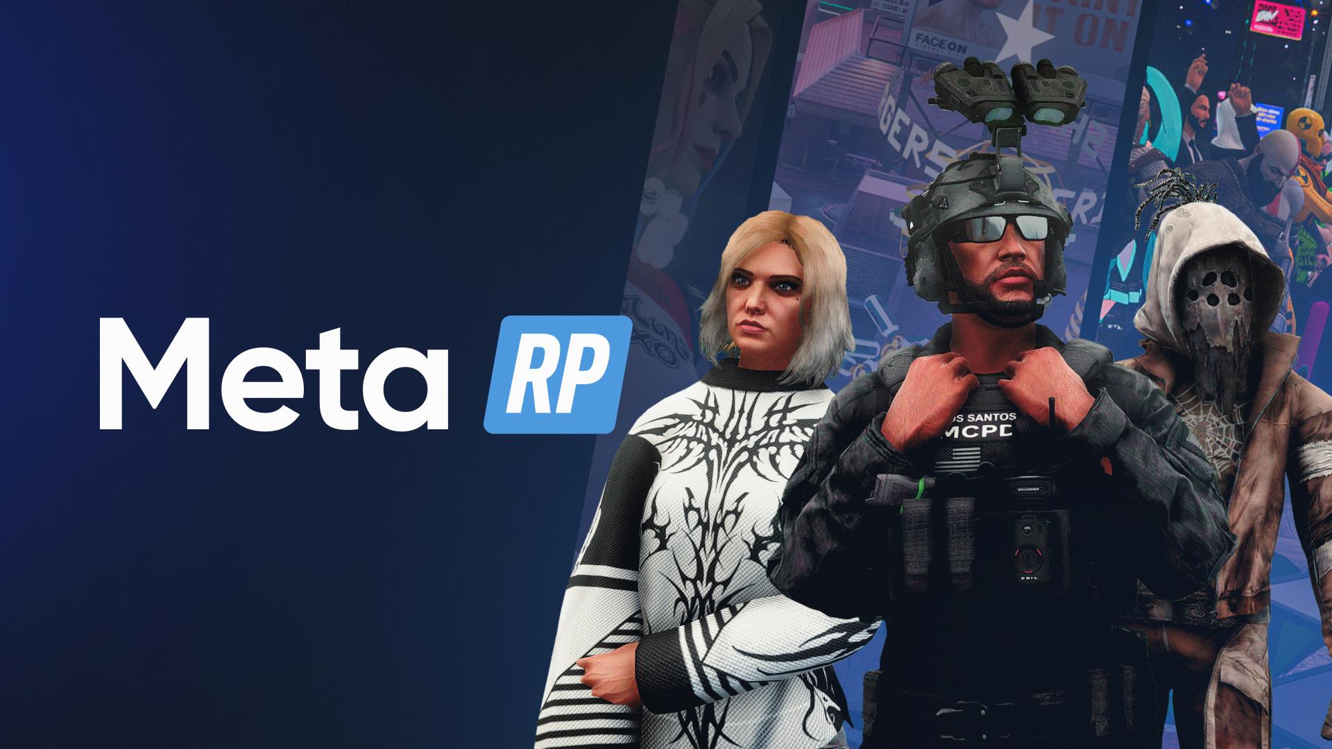 Discovery splash banner for Meta RP Discord server