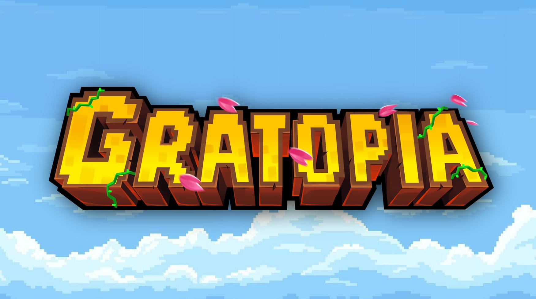 Discovery splash banner for Gratopia Discord server