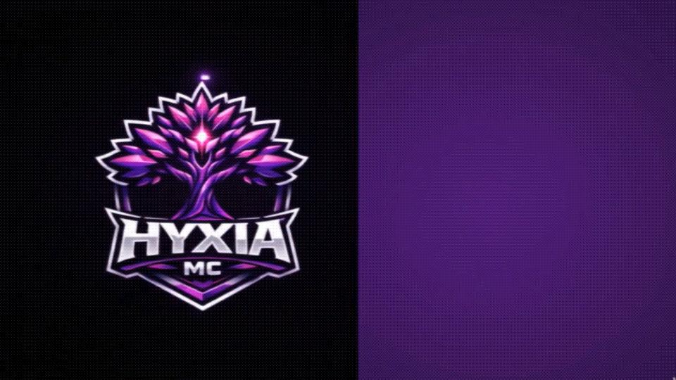 Discovery splash banner for HyxiaMC Community Discord server