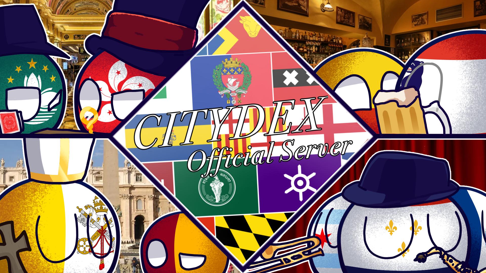Discovery splash banner for Citydex Official Server Discord server