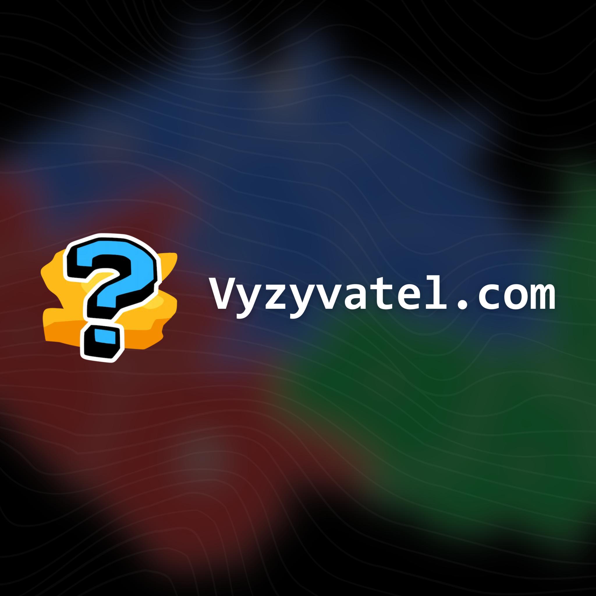 Discovery splash banner for Vyzyvatel.com Discord server