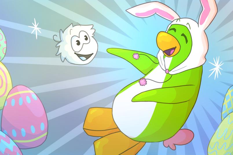 Discovery splash banner for ˚.🐧⋆ Club Penguin Avalanche 🐰🌎 Discord server